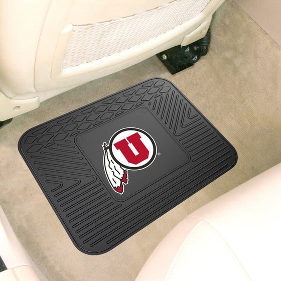 Utah Utes Back Seat Car Utility Mat - 14in. x 17in.
