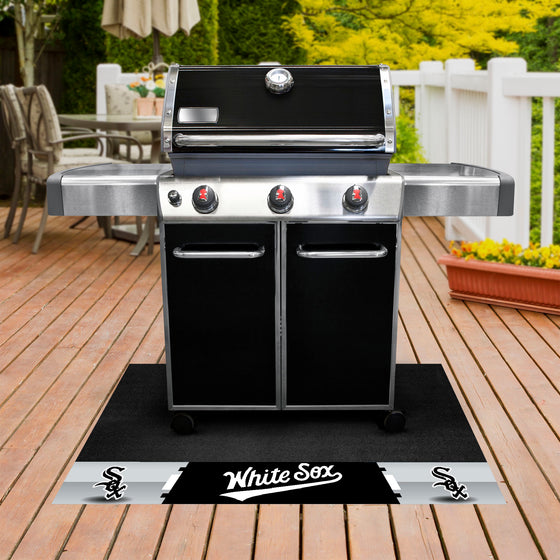 Chicago White Sox Vinyl Grill Mat - 26in. x 42in.