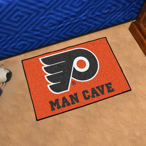 Philadelphia Flyers Man Cave Starter Mat Accent Rug - 19in. x 30in.