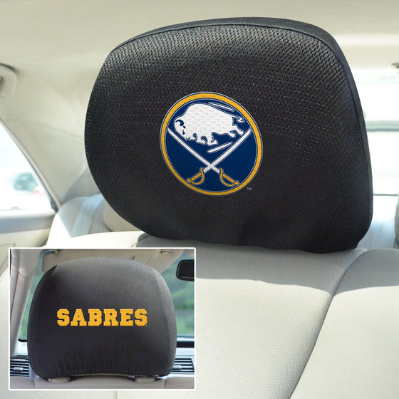 Buffalo Sabres Embroidered Head Rest Cover Set - 2 Pieces