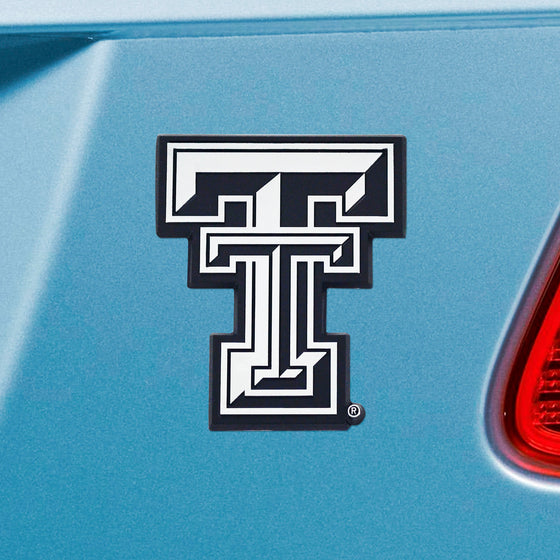 Texas Tech Red Raiders 3D Chrome Metal Emblem