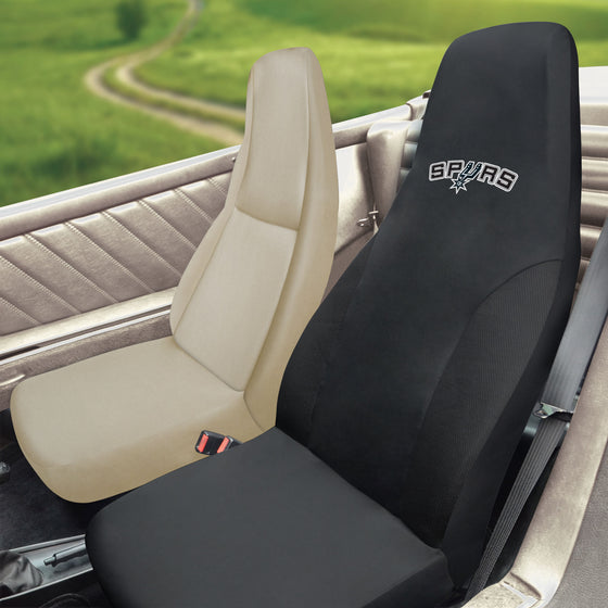 San Antonio Spurs Embroidered Seat Cover