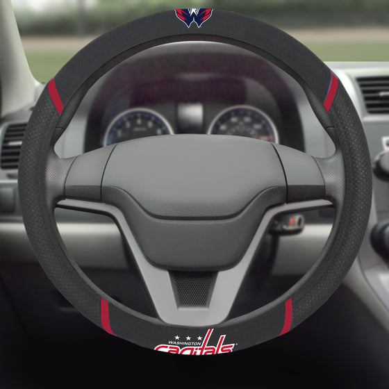 Washington Capitals Embroidered Steering Wheel Cover
