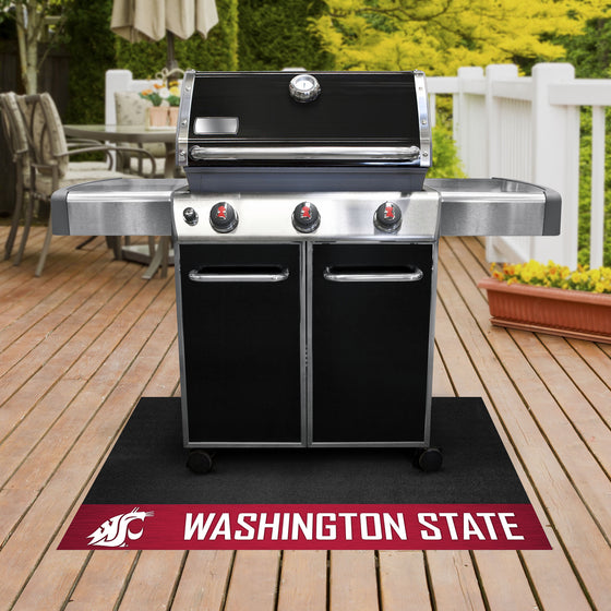 Washington State Cougars Vinyl Grill Mat - 26in. x 42in.
