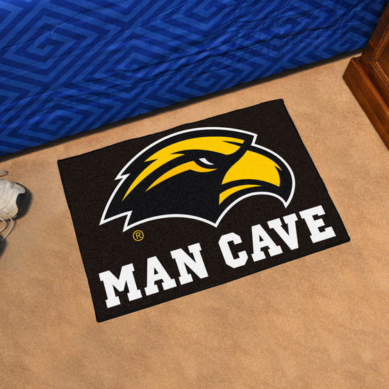 Southern Miss Golden Eagles Man Cave Starter Mat Accent Rug - 19in. x 30in.