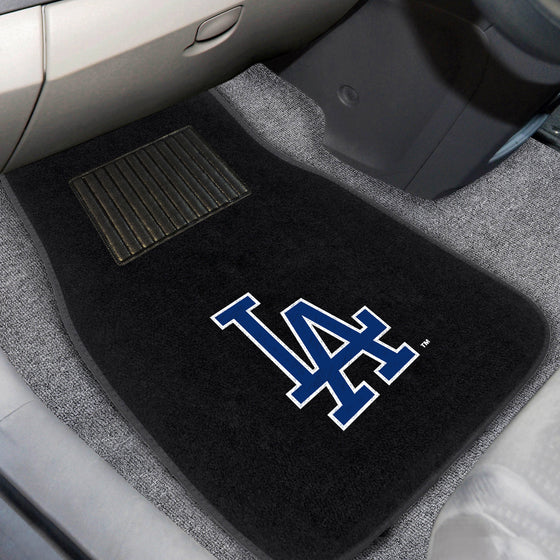 Los Angeles Dodgers Embroidered Car Mat Set - 2 Pieces