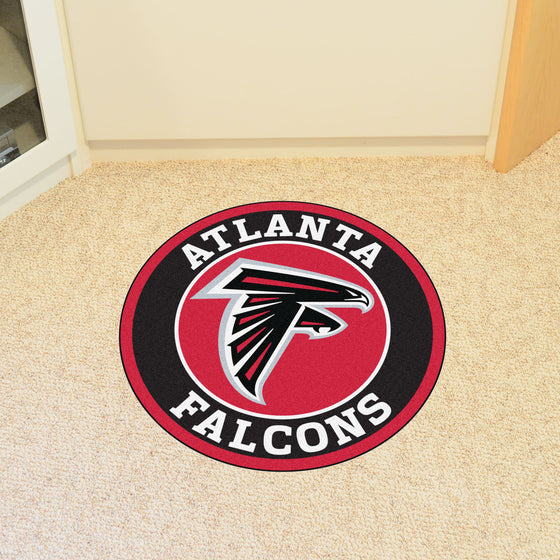 Atlanta Falcons Roundel Rug - 27in. Diameter
