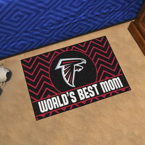 Atlanta Falcons Starter Mat Accent Rug - 19in. x 30in. World's Best Mom Starter Mat
