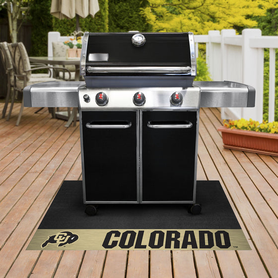 Colorado Buffaloes Vinyl Grill Mat - 26in. x 42in.