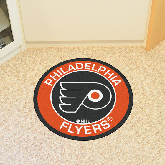 Philadelphia Flyers Roundel Rug - 27in. Diameter