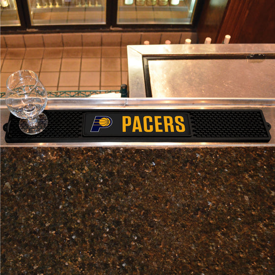 Indiana Pacers Bar Drink Mat - 3.25in. x 24in.