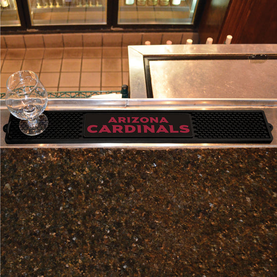 Arizona Cardinals Bar Drink Mat - 3.25in. x 24in.