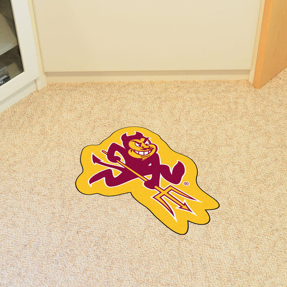 Arizona State Sun Devils Mascot Rug, Sparky Logo