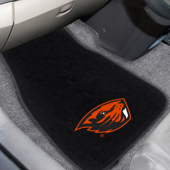 Oregon State Beavers Embroidered Car Mat Set - 2 Pieces