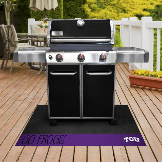 TCU Horned Frogs Southern Style Vinyl Grill Mat - 26in. x 42in.