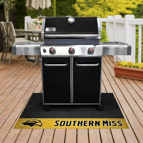 Southern Miss Golden Eagles Vinyl Grill Mat - 26in. x 42in.