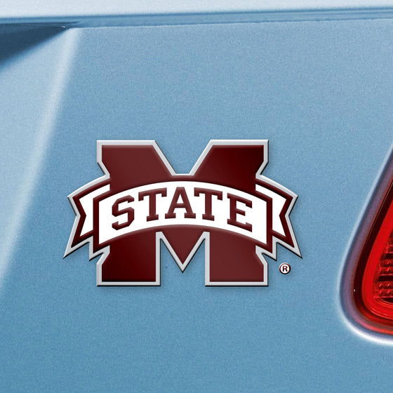 Mississippi State Bulldogs 3D Color Metal Emblem