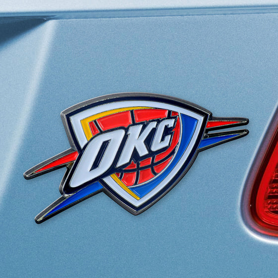 Oklahoma City Thunder 3D Color Metal Emblem