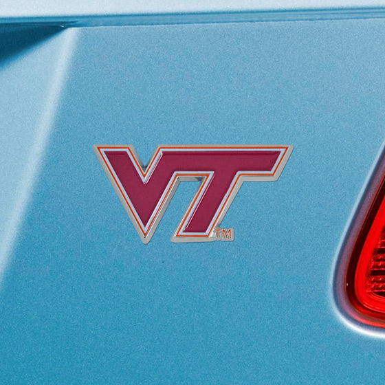 Virginia Tech Hokies 3D Color Metal Emblem