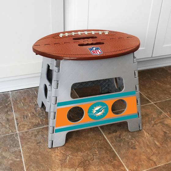 Miami Dolphins Folding Step Stool - 13in. Rise