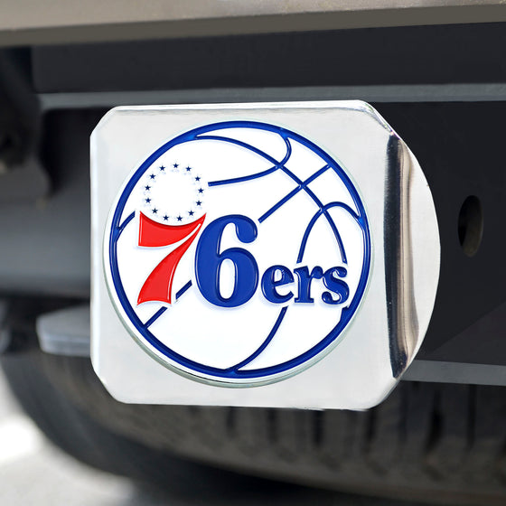Philadelphia 76ers Hitch Cover - 3D Color Emblem