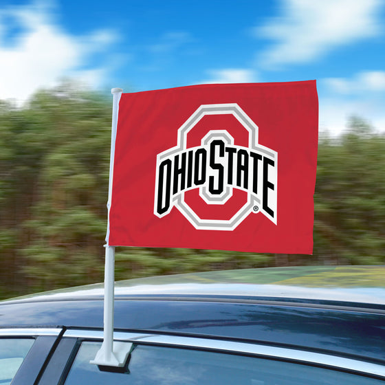 Ohio State Buckeyes Car Flag Large 1pc 11" x 14"