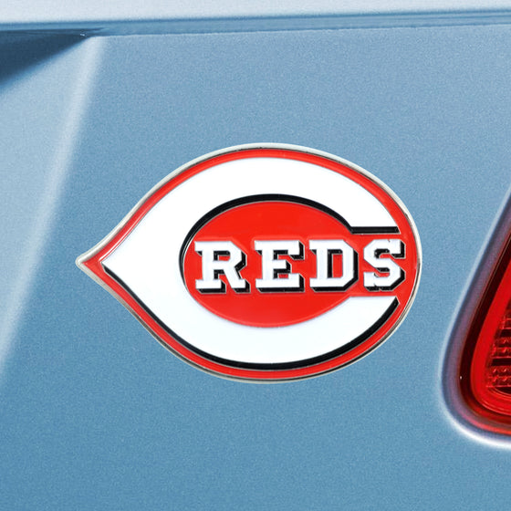 Cincinnati Reds 3D Color Metal Emblem