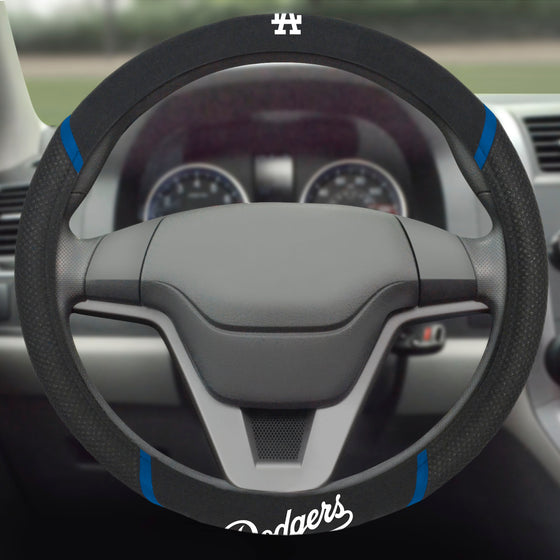 Los Angeles Dodgers Embroidered Steering Wheel Cover