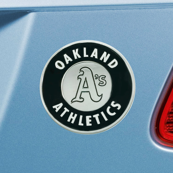 Oakland Athletics 3D Chrome Metal Emblem