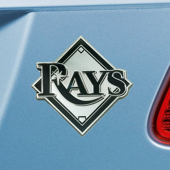 Tampa Bay Rays 3D Chrome Metal Emblem