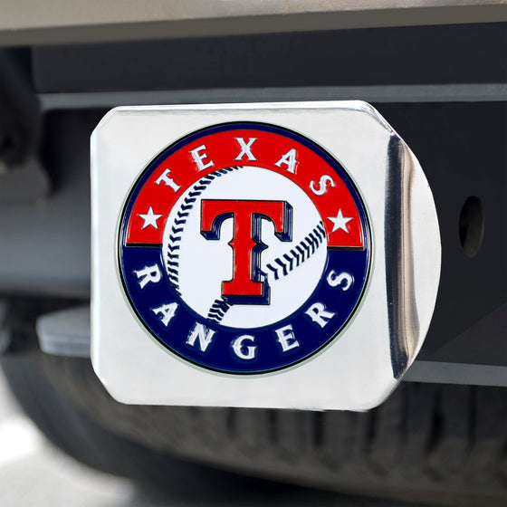 Texas Rangers Hitch Cover - 3D Color Emblem