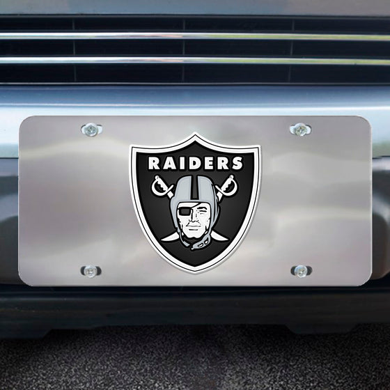 Las Vegas Raiders 3D Stainless Steel License Plate