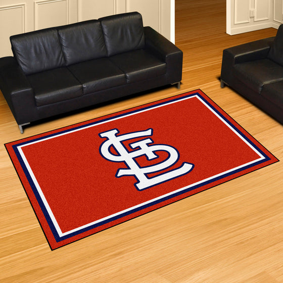 St. Louis Cardinals 5ft. x 8 ft. Plush Area Rug