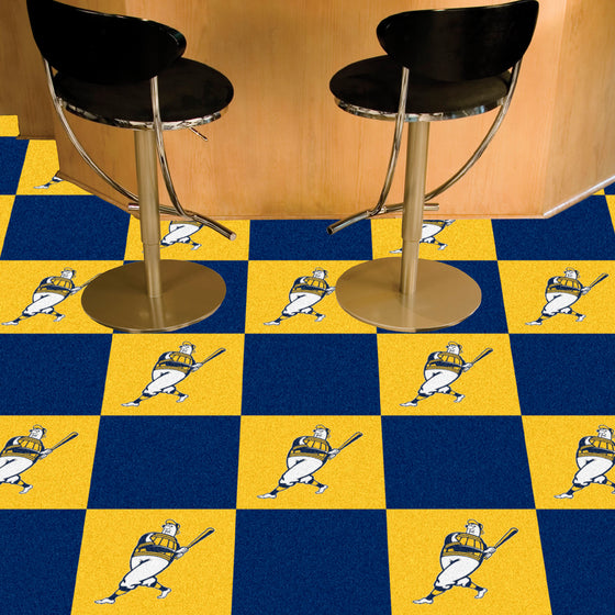 Milwaukee Brewers Team Carpet Tiles - 45 Sq Ft.