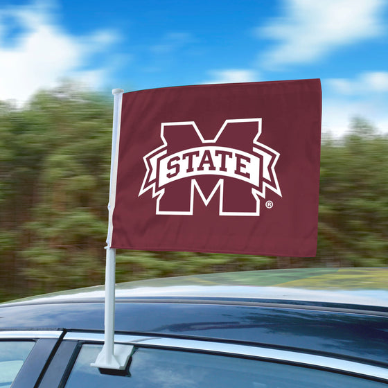 Mississippi State Bulldogs Car Flag Large 1pc 11" x 14"