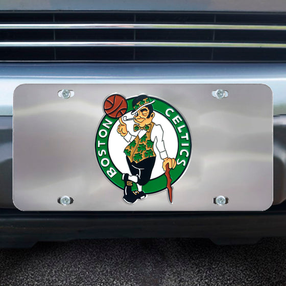Boston Celtics 3D Stainless Steel License Plate