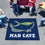 Tampa Bay Rays Man Cave Tailgater Rug - 5ft. x 6ft.
