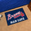Atlanta Braves Man Cave Starter Mat Accent Rug - 19in. x 30in.