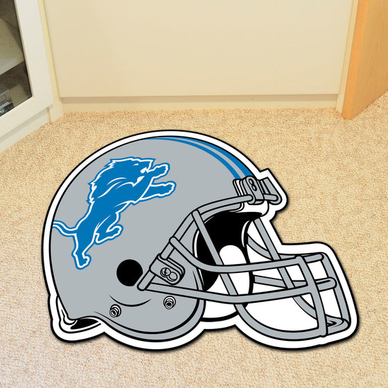 Detroit Lions Mascot Helmet Rug