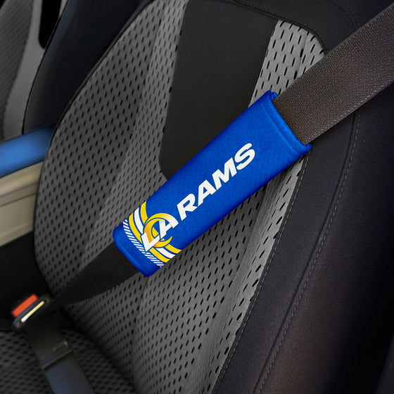 Los Angeles Rams Team Color Rally Seatbelt Pad - 2 Pieces