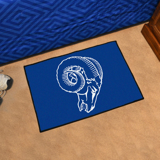 Los Angeles Rams Starter Mat Accent Rug - 19in. x 30in., NFL Vintage