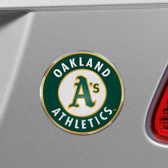 Oakland Athletics Heavy Duty Aluminum Embossed Color Emblem