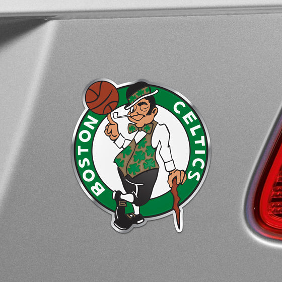 Boston Celtics Heavy Duty Aluminum Embossed Color Emblem