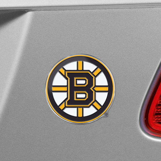 Boston Bruins Heavy Duty Aluminum Embossed Color Emblem