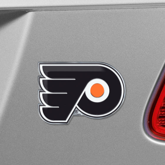Philadelphia Flyers Heavy Duty Aluminum Embossed Color Emblem
