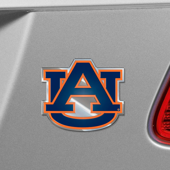Auburn Tigers Heavy Duty Aluminum Embossed Color Emblem