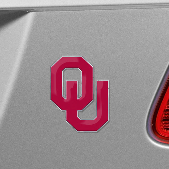 Oklahoma Sooners Heavy Duty Aluminum Embossed Color Emblem