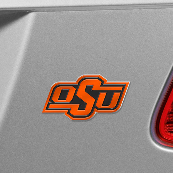 Oklahoma State Cowboys Heavy Duty Aluminum Embossed Color Emblem
