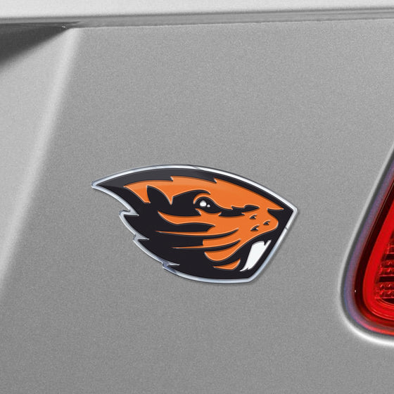Oregon State Beavers Heavy Duty Aluminum Embossed Color Emblem