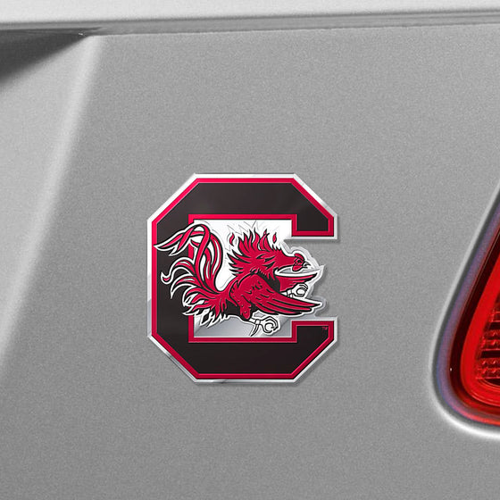 South Carolina Gamecocks Heavy Duty Aluminum Embossed Color Emblem